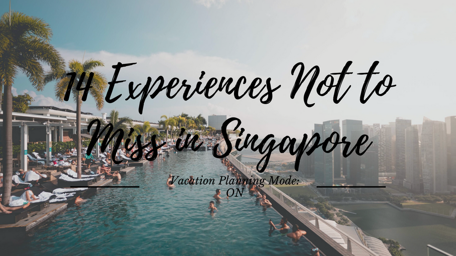 14 Experiences Not to Miss Out On in Singapore