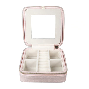 Square Jewelry Case - Pink