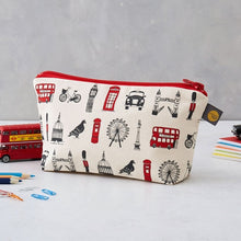 Load image into Gallery viewer, London British Cosmetic Bag
