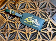 Load image into Gallery viewer, The Explorer&#39;s Circle leather luggage tag
